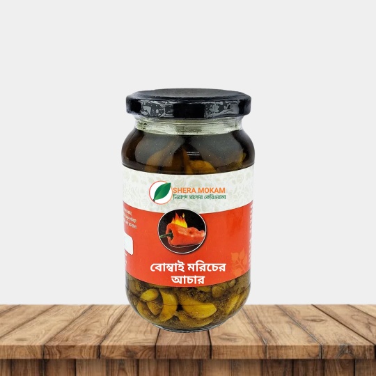 Bombai Morich and Garlic Mix Pickle-440gm